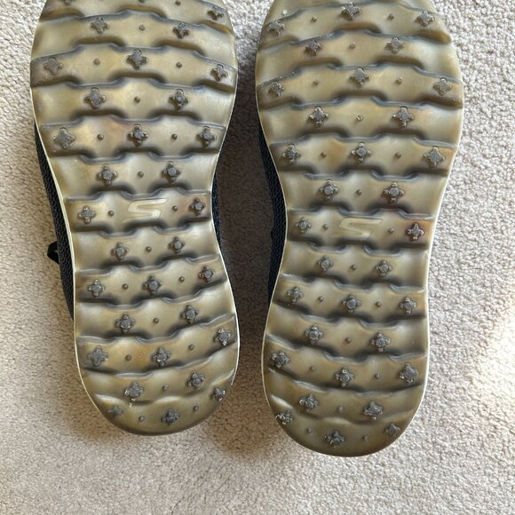 Skechers Go Golf Shoes Men's Size 10.5 Gray Black Soft Spikes  54546 - Picture 8 of 10